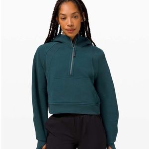 Lululemon Scuba Oversized 1/2 Zip Hoodie - Submarine